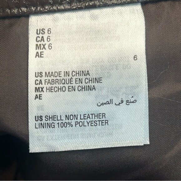 INC International Concepts Brown Reptile Embossed faux leather Pencil Skirt 6 - Picture 10 of 14